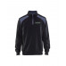 Hacar Sweatshirt Bi-Colour met halve rits incl. logo HACAR